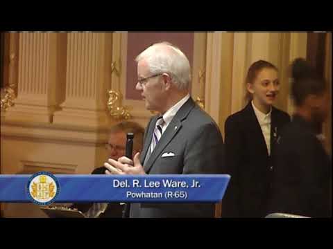 Del. Lee Ware Tax Conformity Speech