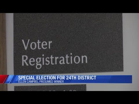 Ellen Campbell, the wife of late delegate Ronnie Campbell, presumed winner of the 24th district