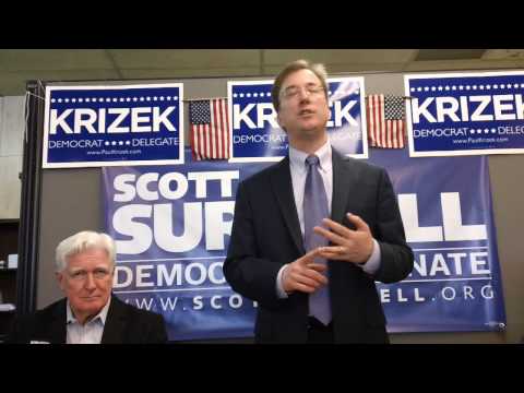 Paul Krizek Speaks at His Campaign Office Opening (4/18/15)